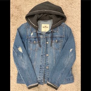 Jean Jacket with Hoodie